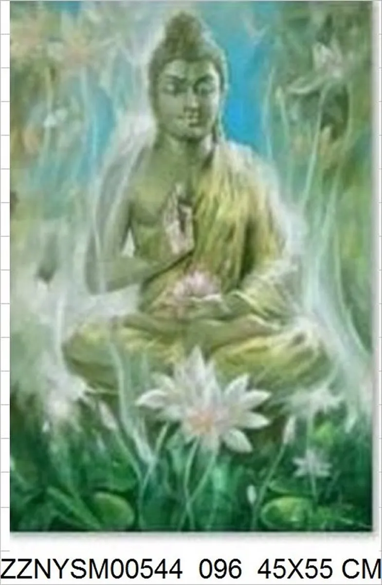 VDTOYS Diamond Painting VDTA096 Bhudda - Groot 45x55cm