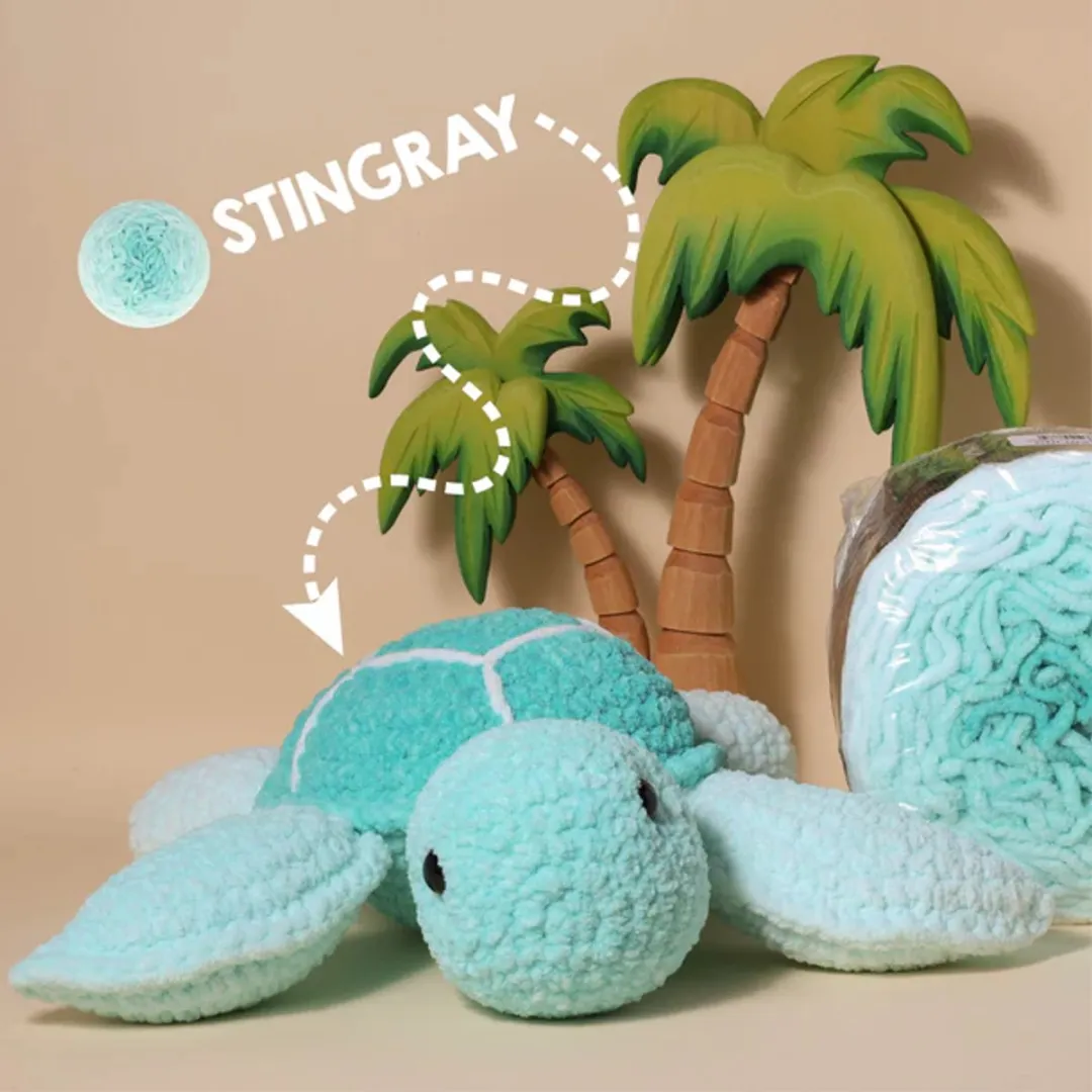 Scheepjes Zazu Zeeschildpad Haakpakket 417 Strawberry - Compleet