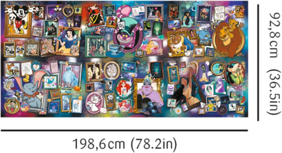 Trefl 9000U Disney Greatest Collection Puzzel - 9000 Stukken - Multicolor