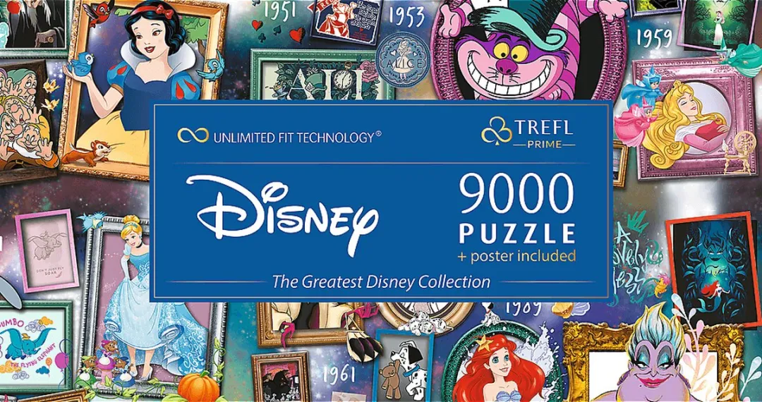 Trefl 9000U Disney Greatest Collection Puzzel - 9000 Stukken - Multicolor