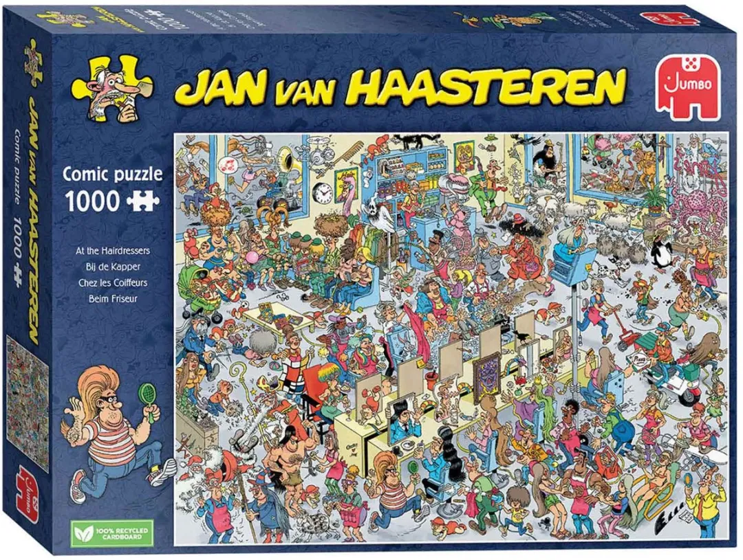 Jan van Haasteren Bij de Kapper Legpuzzel 1000 Stuks - Meerkleurig - afbeelding 6 van 6
