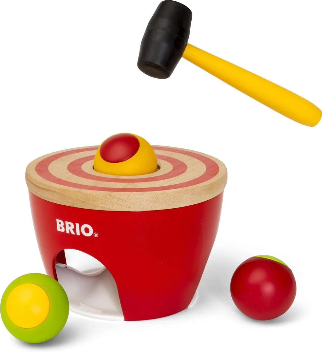 BRIO Bal en Hamerspel 30519 - Rood