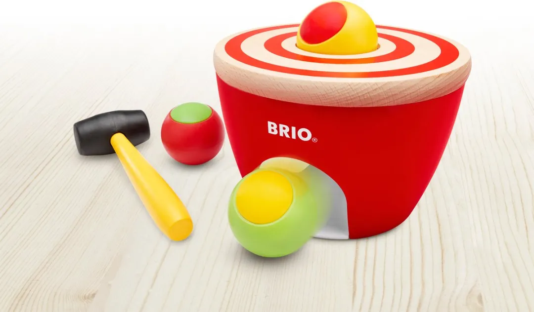 BRIO Bal en Hamerspel 30519 - Rood - afbeelding 6 van 6