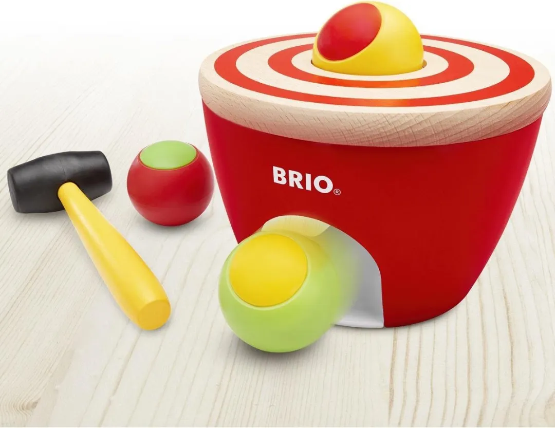 BRIO Bal en Hamerspel 30519 - Rood
