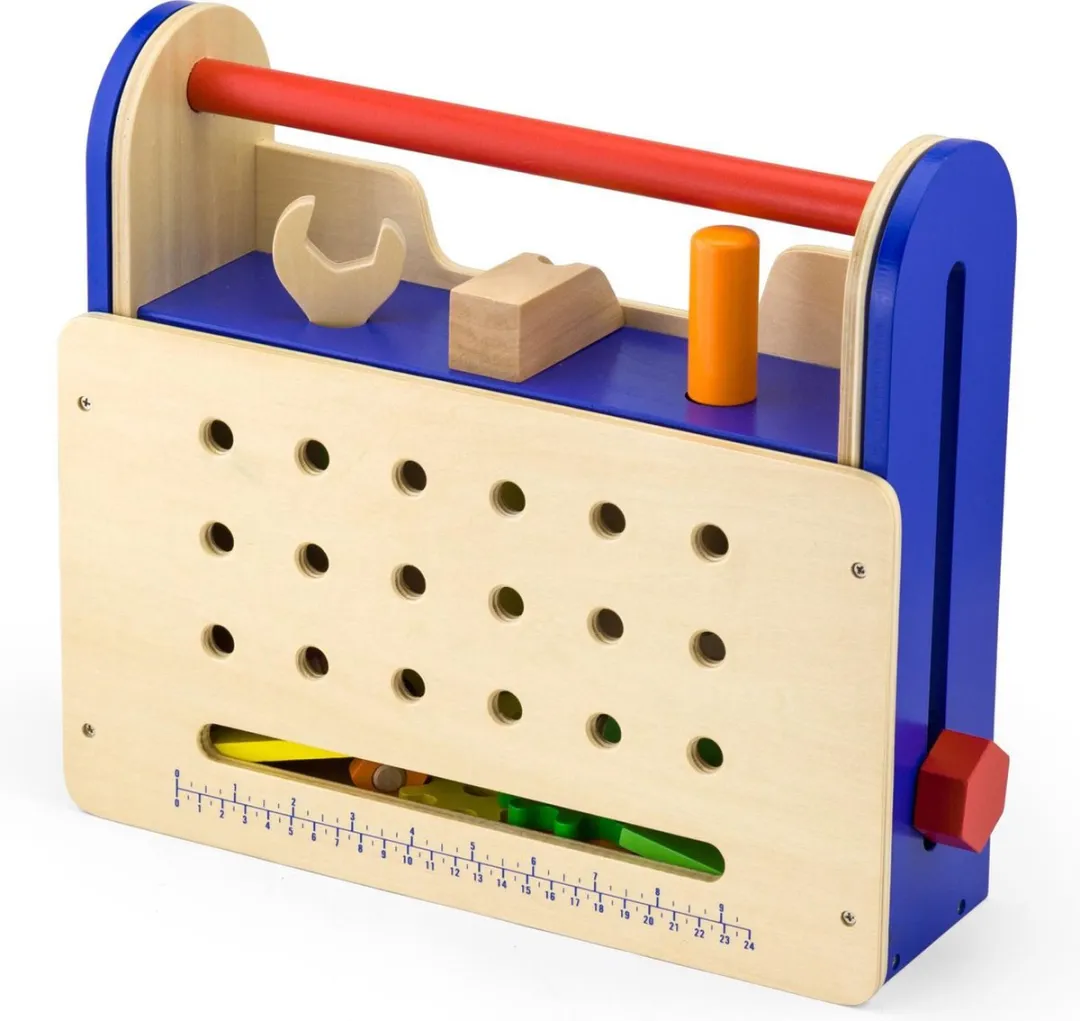 Viga Toys Werkbank Tafelmodel - 32-delig Multicolor