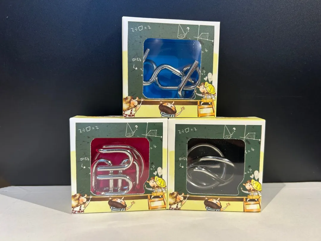 Johntoy Metalen Puzzels Set 3