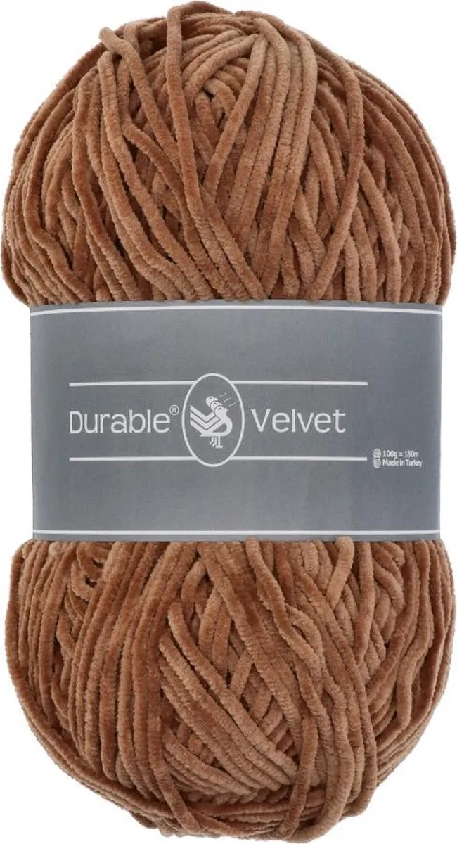 Durable Velvet Chenille Garen Hazelnut - afbeelding 6 van 6
