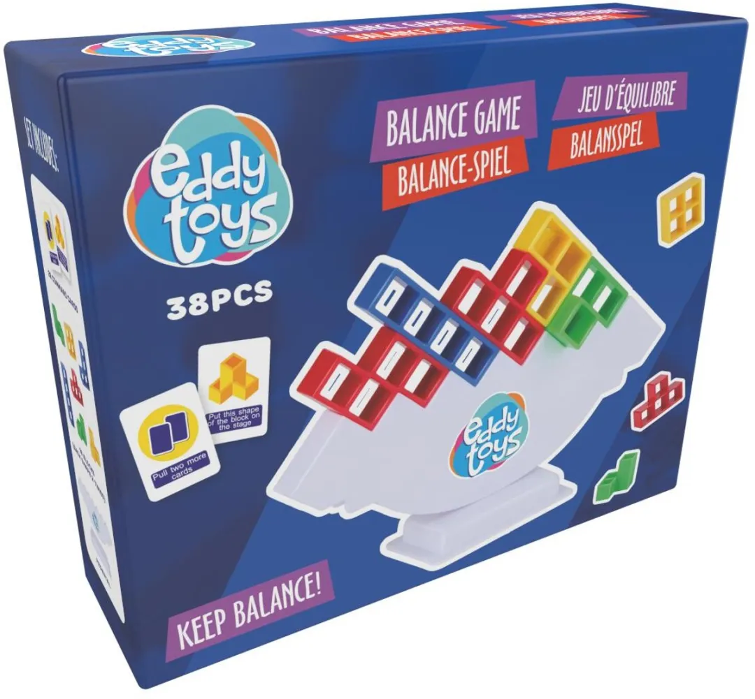 Eddy Toys Balansspel 00861 - 38 Delig - Beige