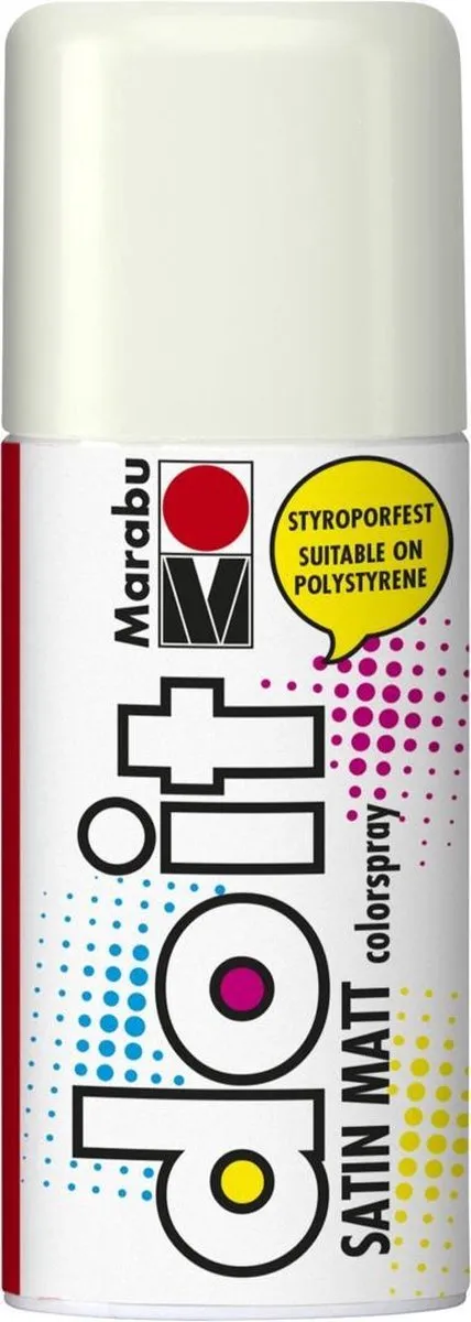 Marabu Spuitverf Wit 150ml