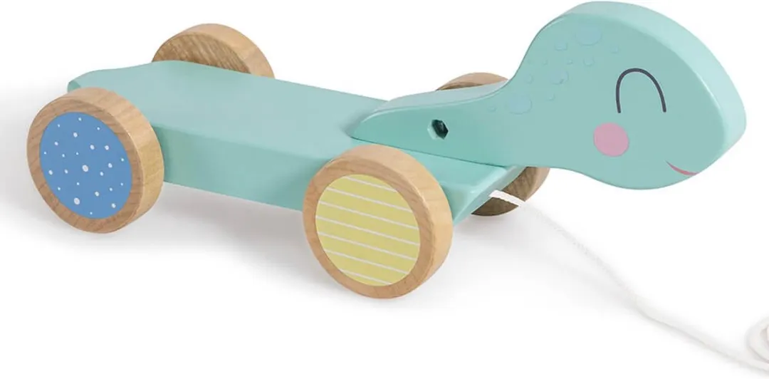 Eurekakids Houten Trekdier Schildpad 2-in-1 - Multi