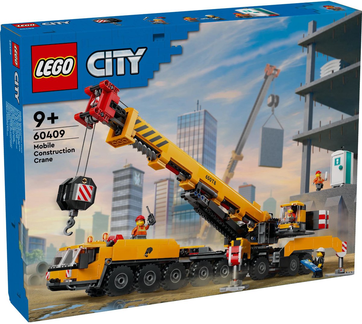 LEGO City Gele mobiele bouwkraan speelgoedset - 60409