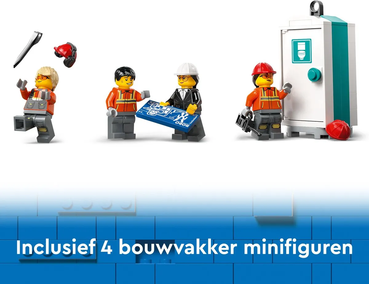 LEGO City Bouwkraan 60409 - 1116 Stukken - 4 Minifiguren