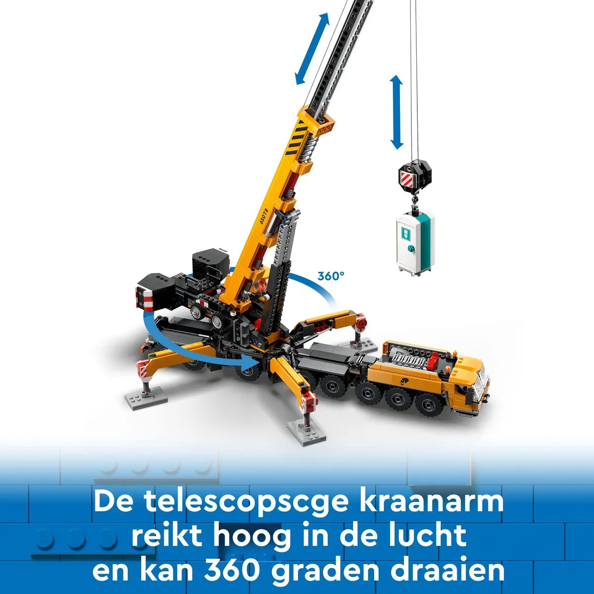 LEGO City Bouwkraan 60409 - 1116 Stukken - 4 Minifiguren