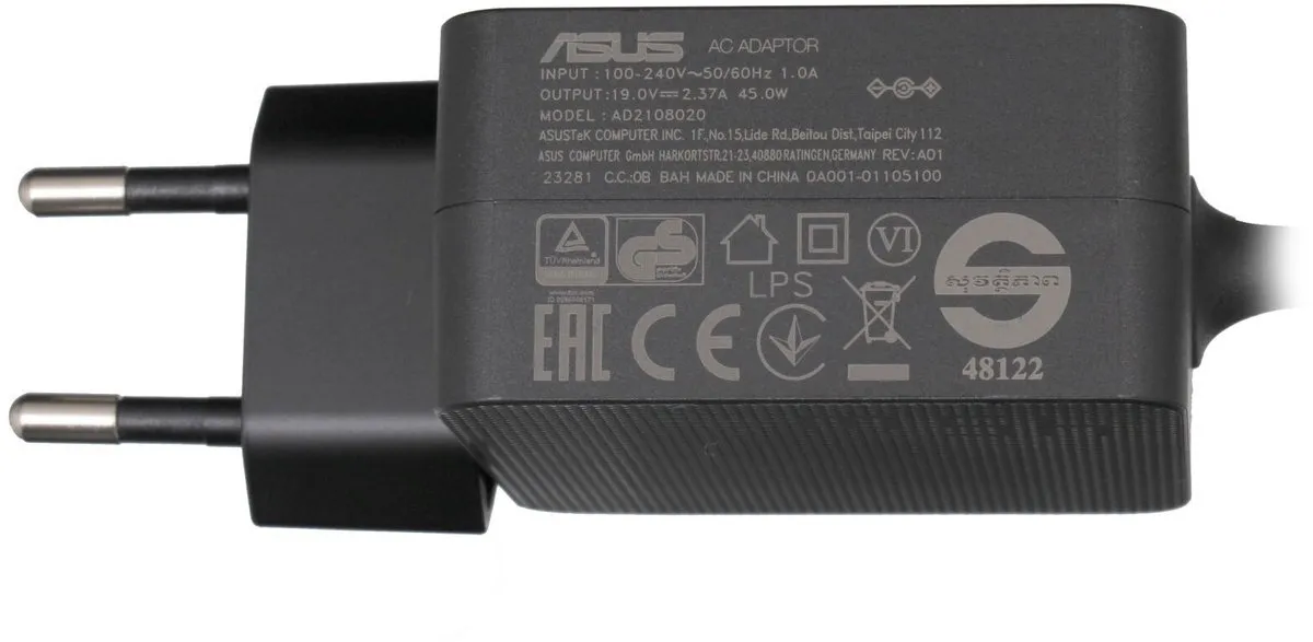 ASUS 0A001-01103500 AC-adapter 45W - Zwart