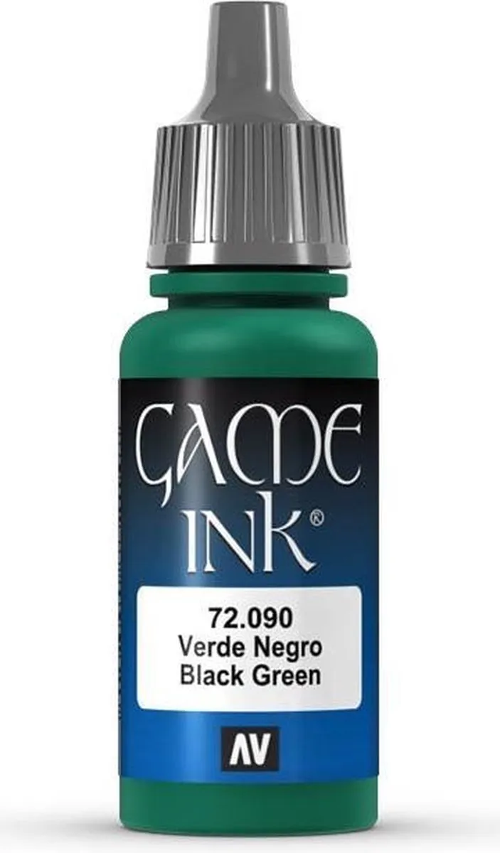 Vallejo Game Color Black Green Ink Acrylverf 18ml