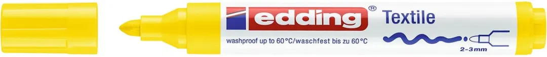 edding 4500 Textielmarker - Geel - afbeelding 6 van 6
