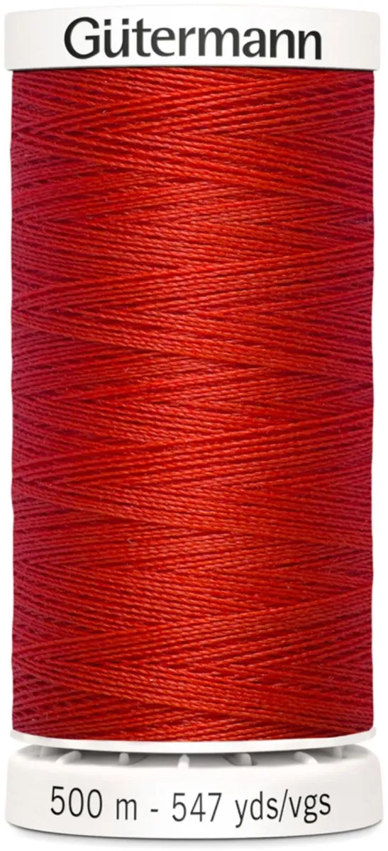 Gutermann Polyester Naaigaren 500m - Rood