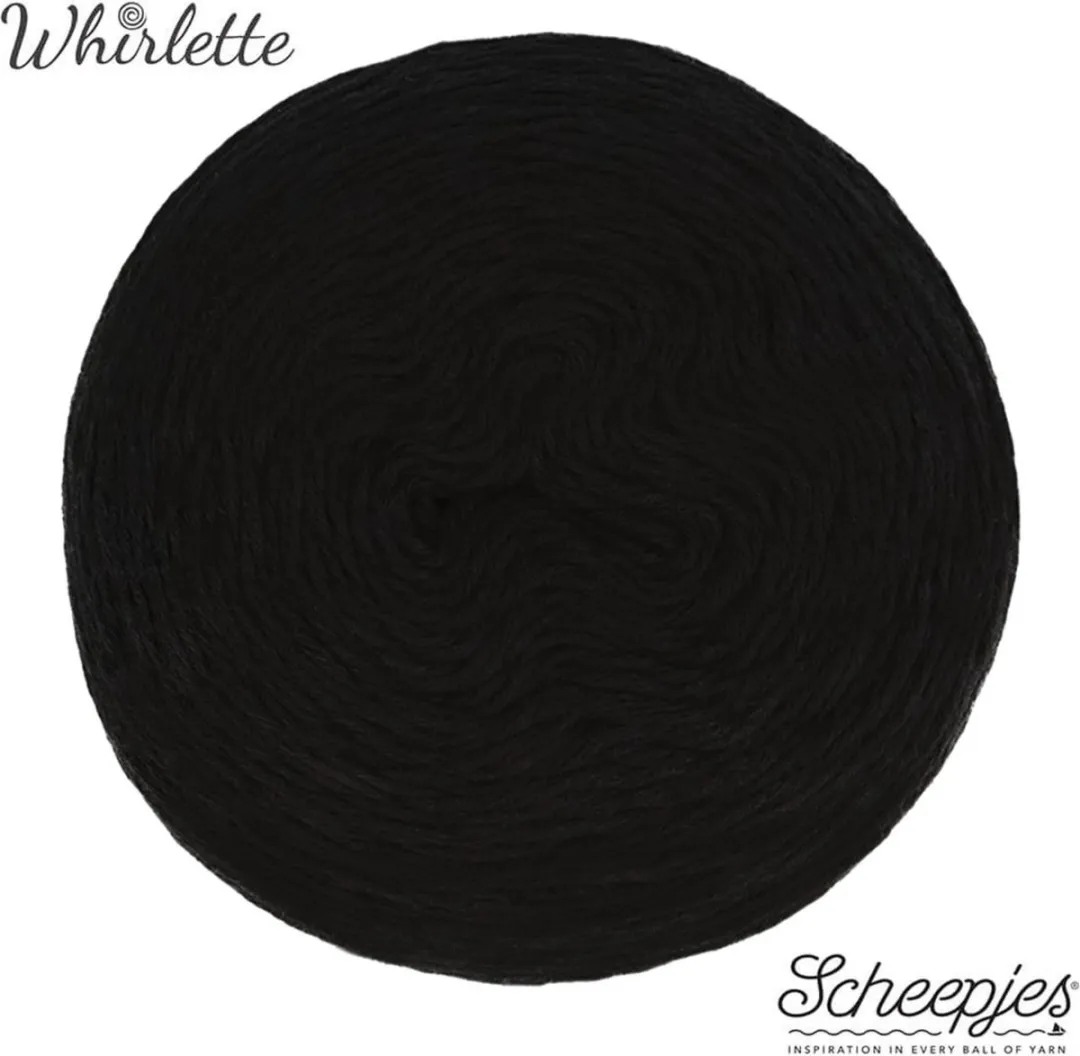 Scheepjes Whirlette 100g - Liquorice Zwart