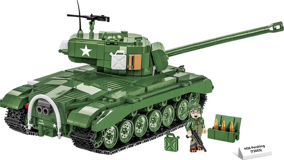 Cobi WW2 M-26 Pershing Tank - 904 Stuks - 1:2 Schaal - Meerkleurig