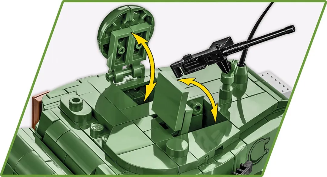 Cobi WW2 M-26 Pershing Tank - 904 Stuks - 1:2 Schaal - Meerkleurig
