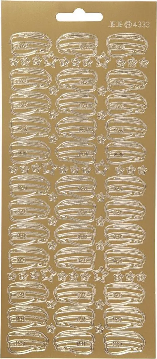 Creativ Company Kerst Bladeren Stickers Goud
