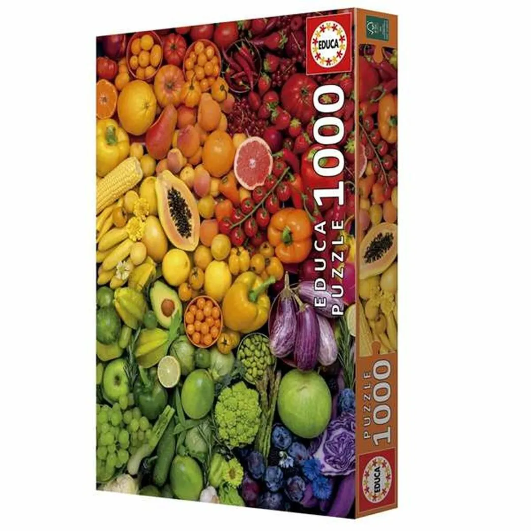 Educa Puzzel 1000 Stuks Kleurrijke Vitaminen - Multicolor