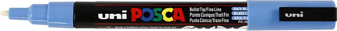 Posca PC3M Verfstift - Hemelsblauw