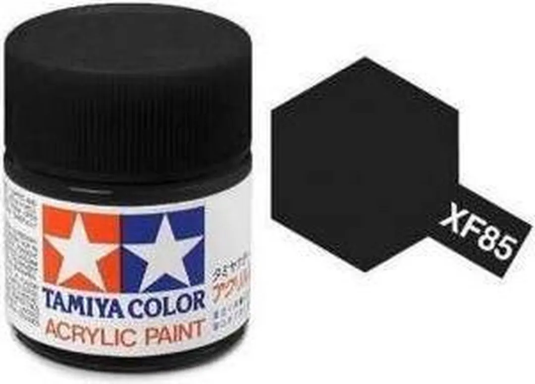 Tamiya XF-85 Rubber Black Acrylverf 10ml