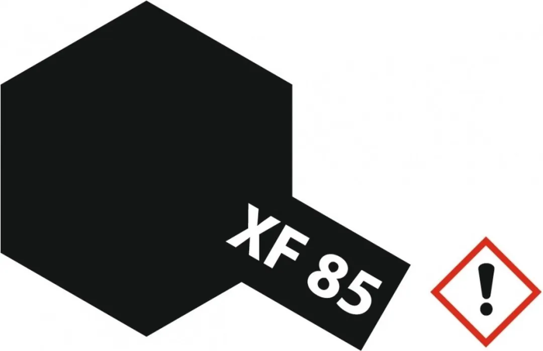 Tamiya XF-85 Rubber Black Acrylverf 10ml
