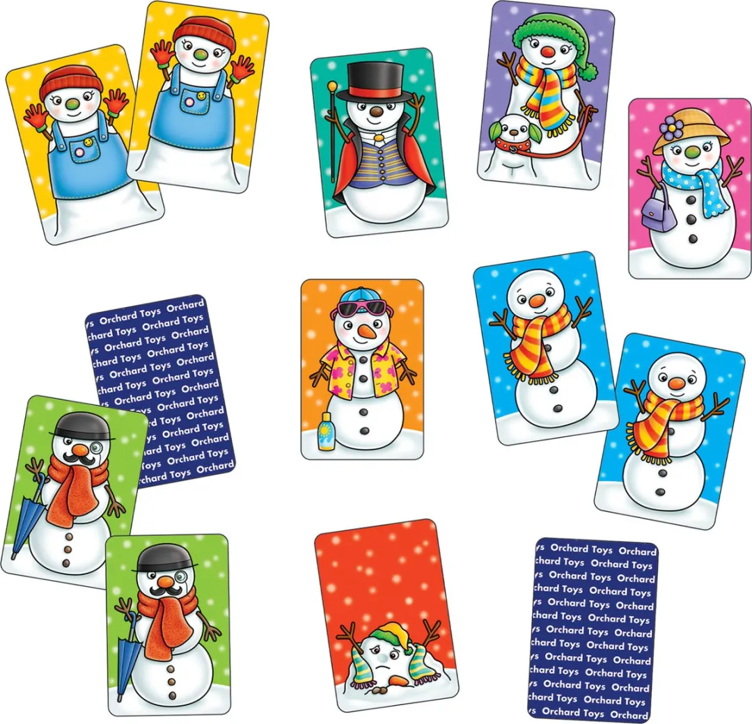 Orchard Toys Snowman Snap Mini Spel