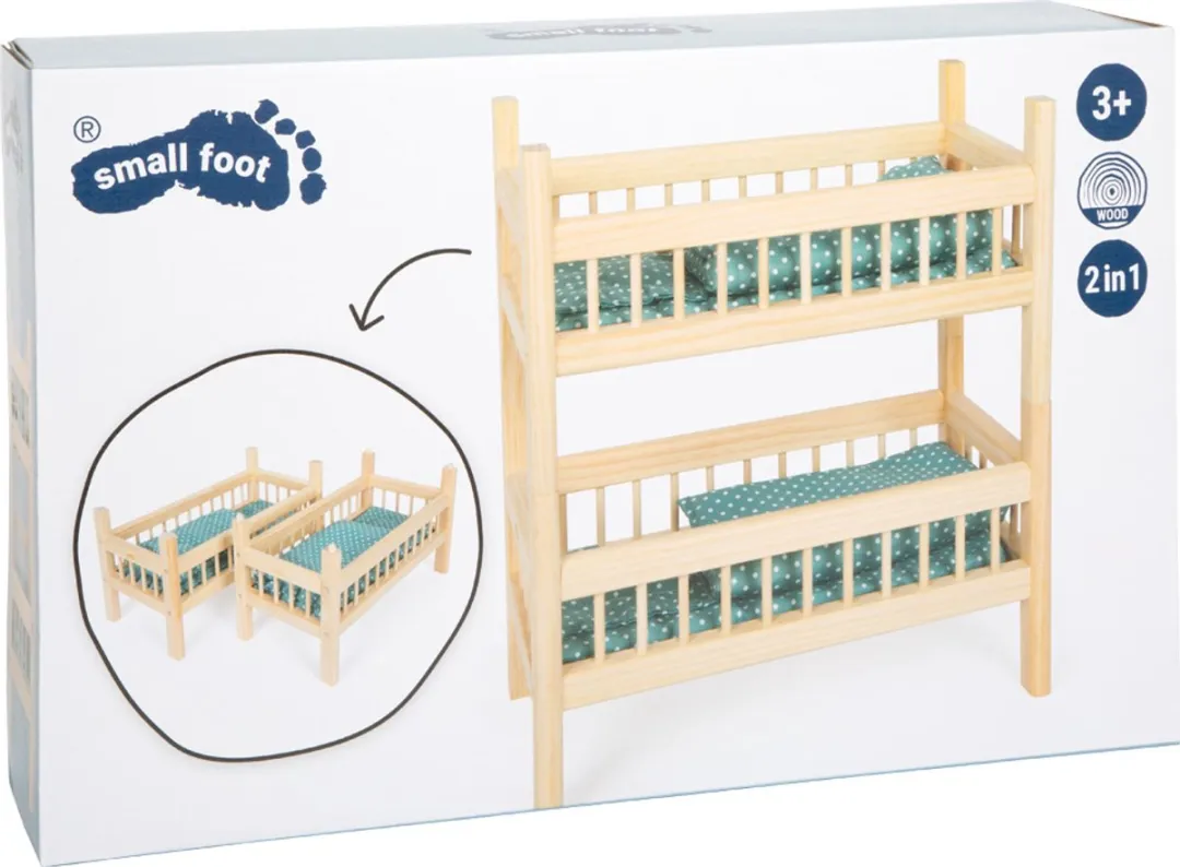 Small Foot Houten Poppenstapelbed 12822 - Multicolor
