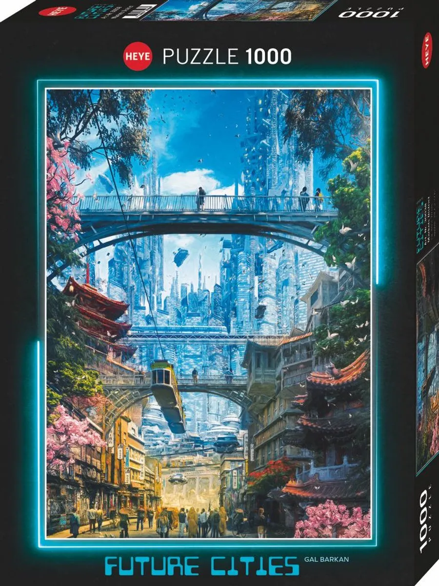 Heye Markets Districts Legpuzzel 1000 Stuks - Multicolor