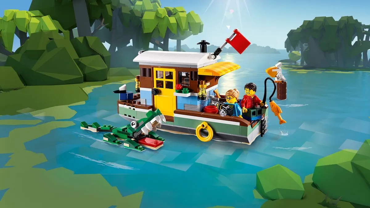 LEGO Creator Woonboot aan de Rivier 31093 - 396 Stukken