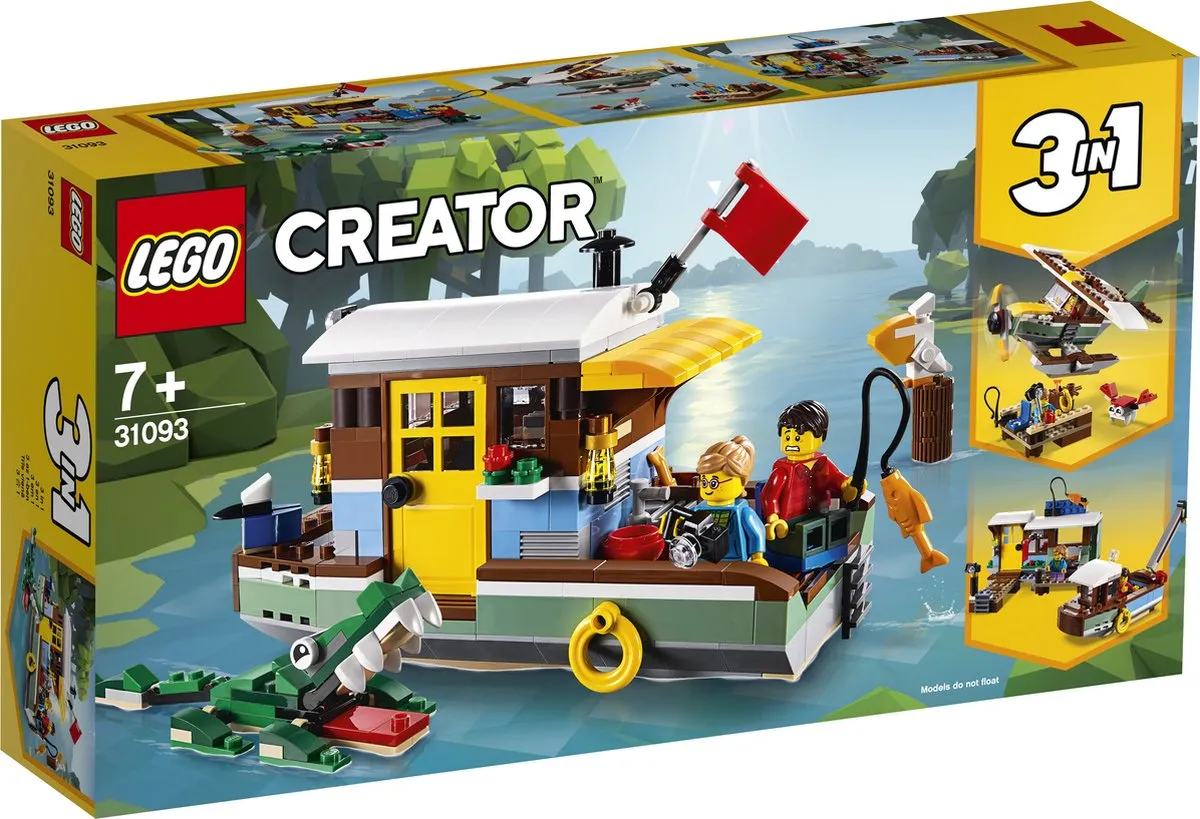 LEGO Creator Woonboot aan de Rivier 31093