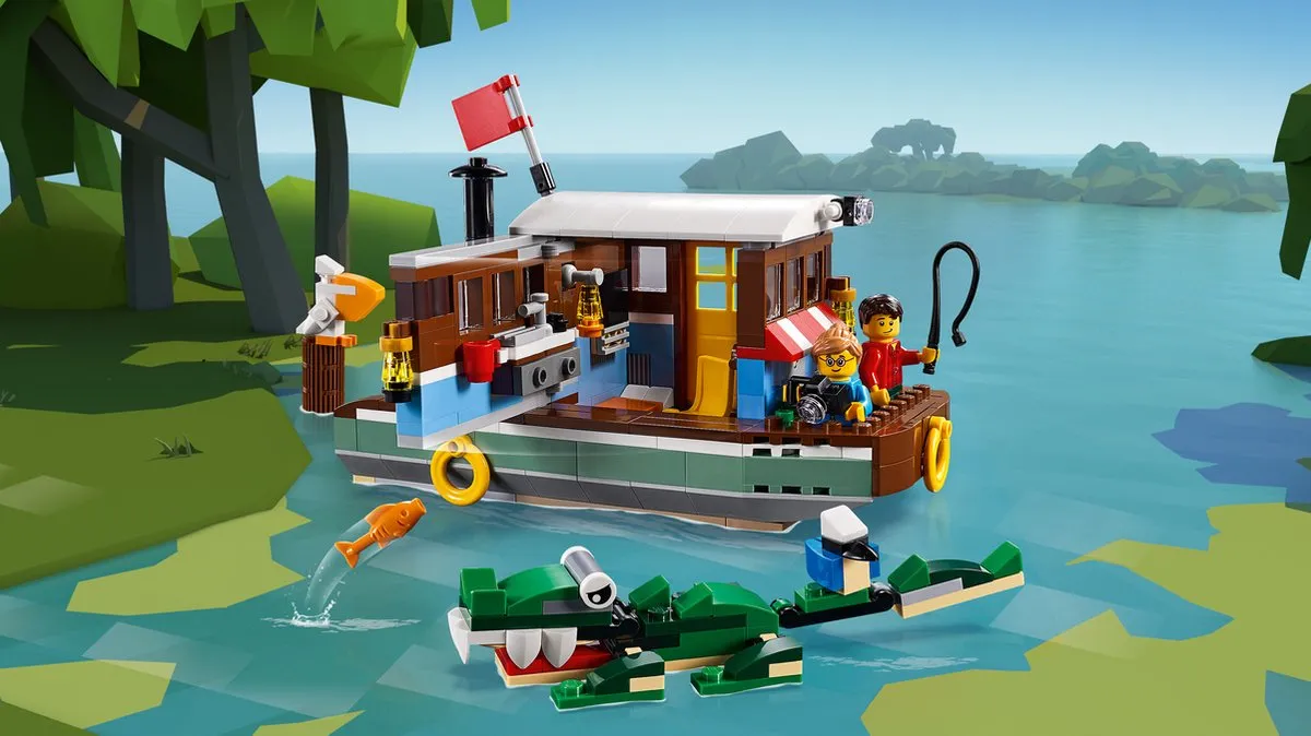 LEGO Creator Woonboot aan de Rivier 31093 - 396 Stukken - afbeelding 6 van 6