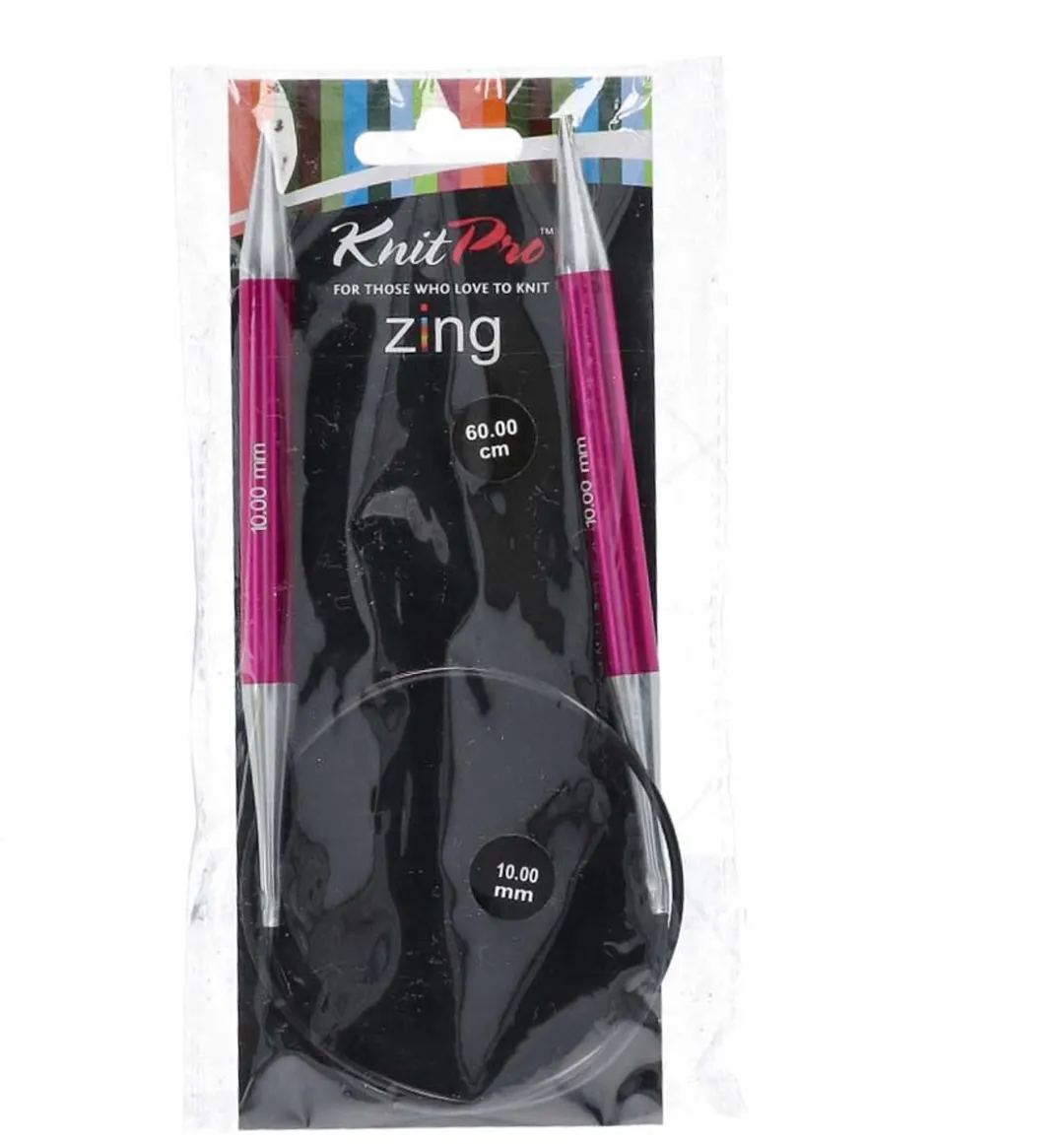 KnitPro Zing Rondbreinaalden 10.0mm
