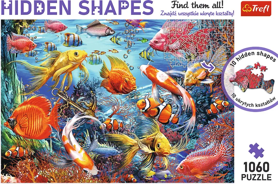 Trefl Hidden Shapes Legpuzzel 1060 Stuks - Multicolor