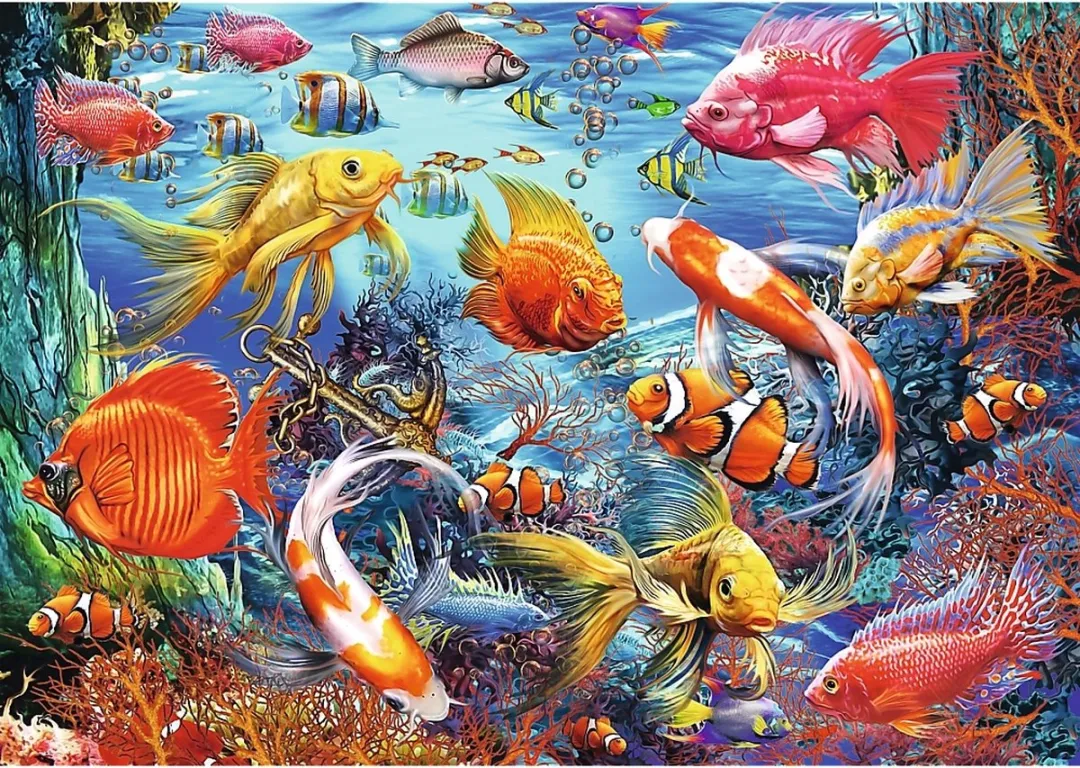 Trefl Hidden Shapes Legpuzzel 1060 Stuks - Multicolor