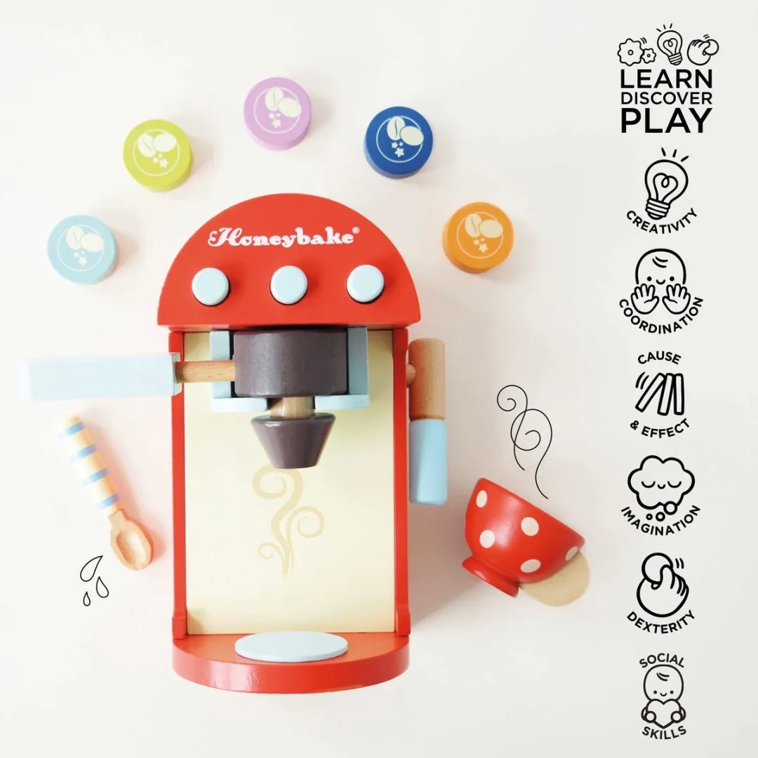 Le Toy Van Honeybake Koffiemachine