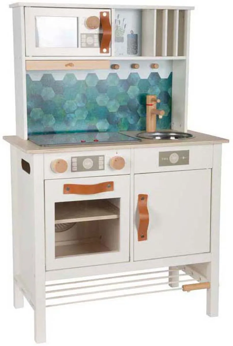 Small Foot Houten Speelkeuken Tasty Wit - Multicolor