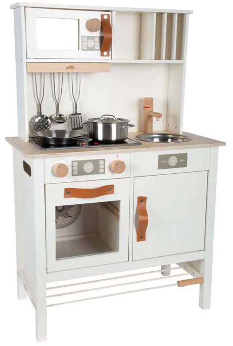 Small Foot Houten Speelkeuken Tasty Wit - Multicolor