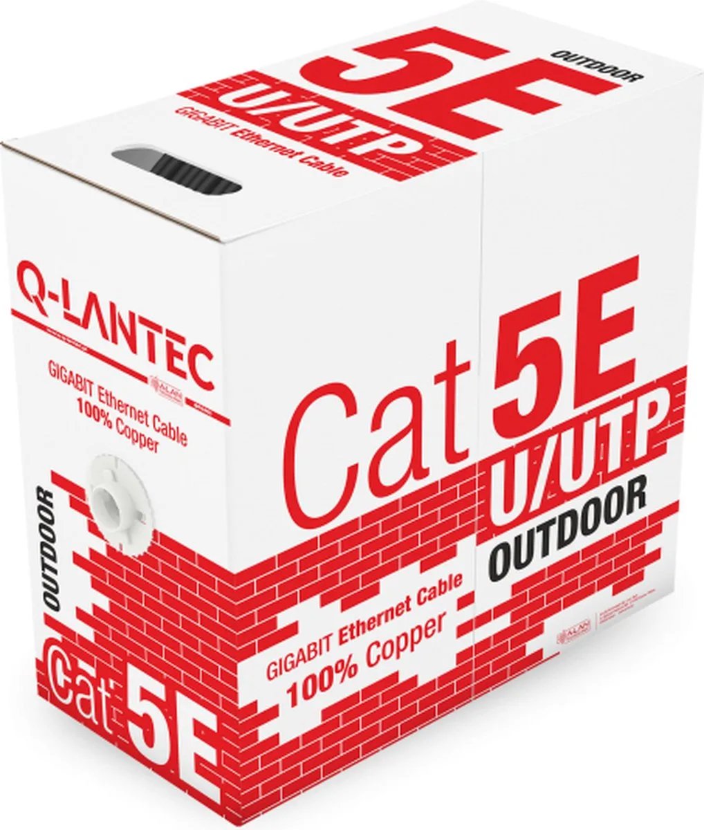 Acer Q-LANTEC KIU5OUTS305Q Netwerkkabel Cat5e 305m - Zwart - afbeelding 2 van 2