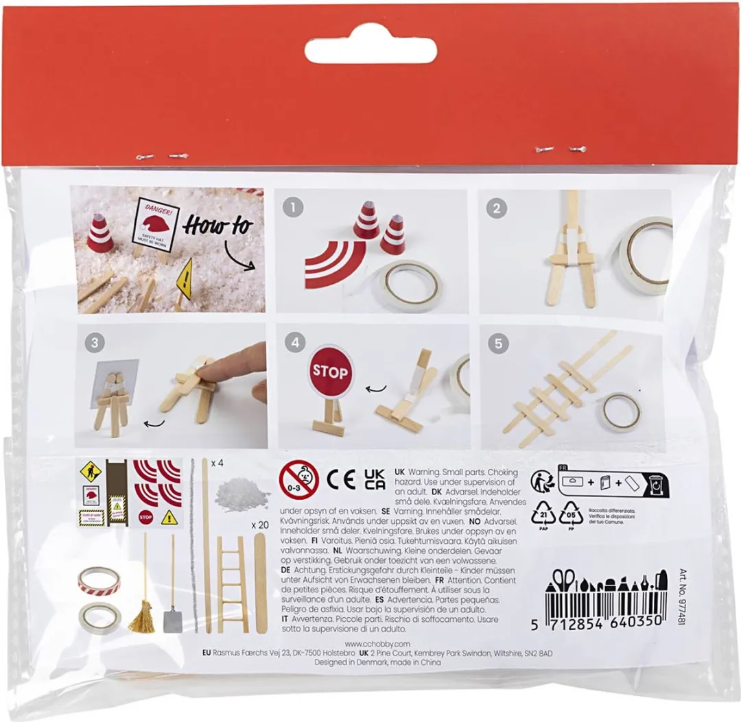 Creativ Company Mini Hobbyset Kabouterdeur in Aanbouw - Divers