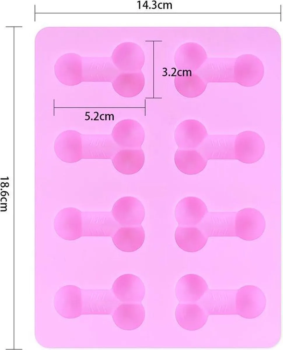 Lovetoy - IJsblokjes of Chocolade Vorm - Piemels