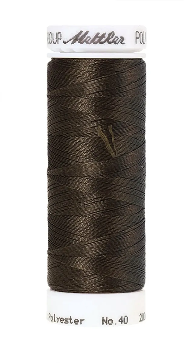 Amann Mettler Polysheen Borduurgaren 200m - Bruin