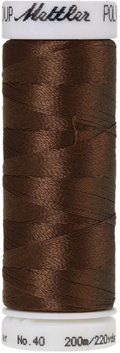 Amann Mettler Polysheen Borduurgaren Bruin 200m