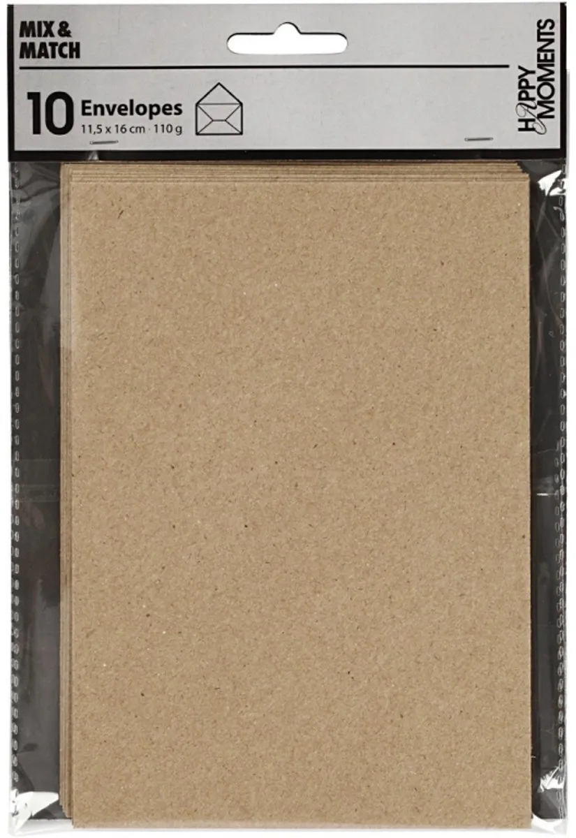 Creativ Company Enveloppen Beige - 10 Stuks