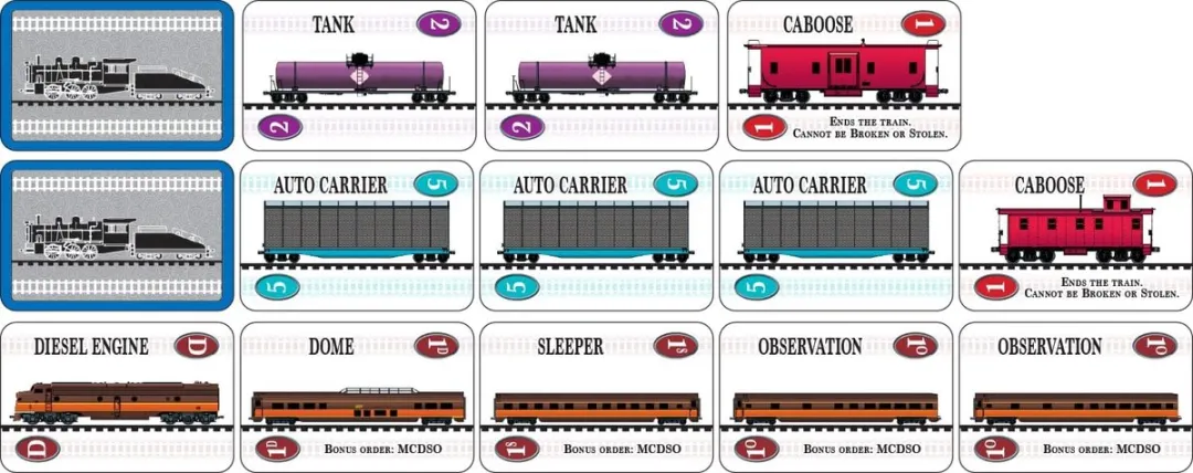 Steve Jackson Games Express The Railroad Card Game - 6 Spelers