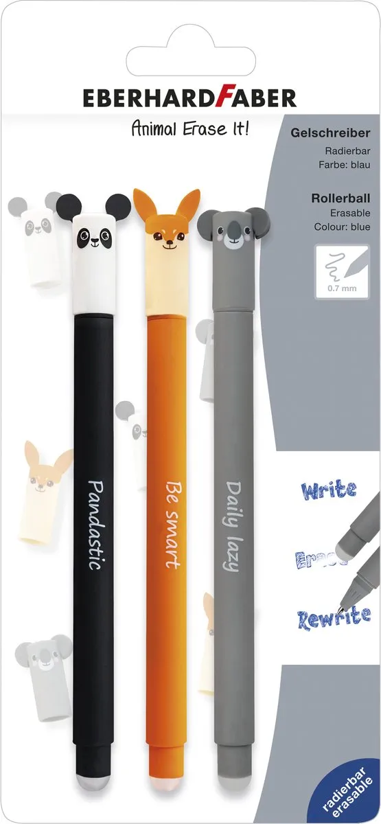 Eberhard Faber Animal Erase-It Gelpen