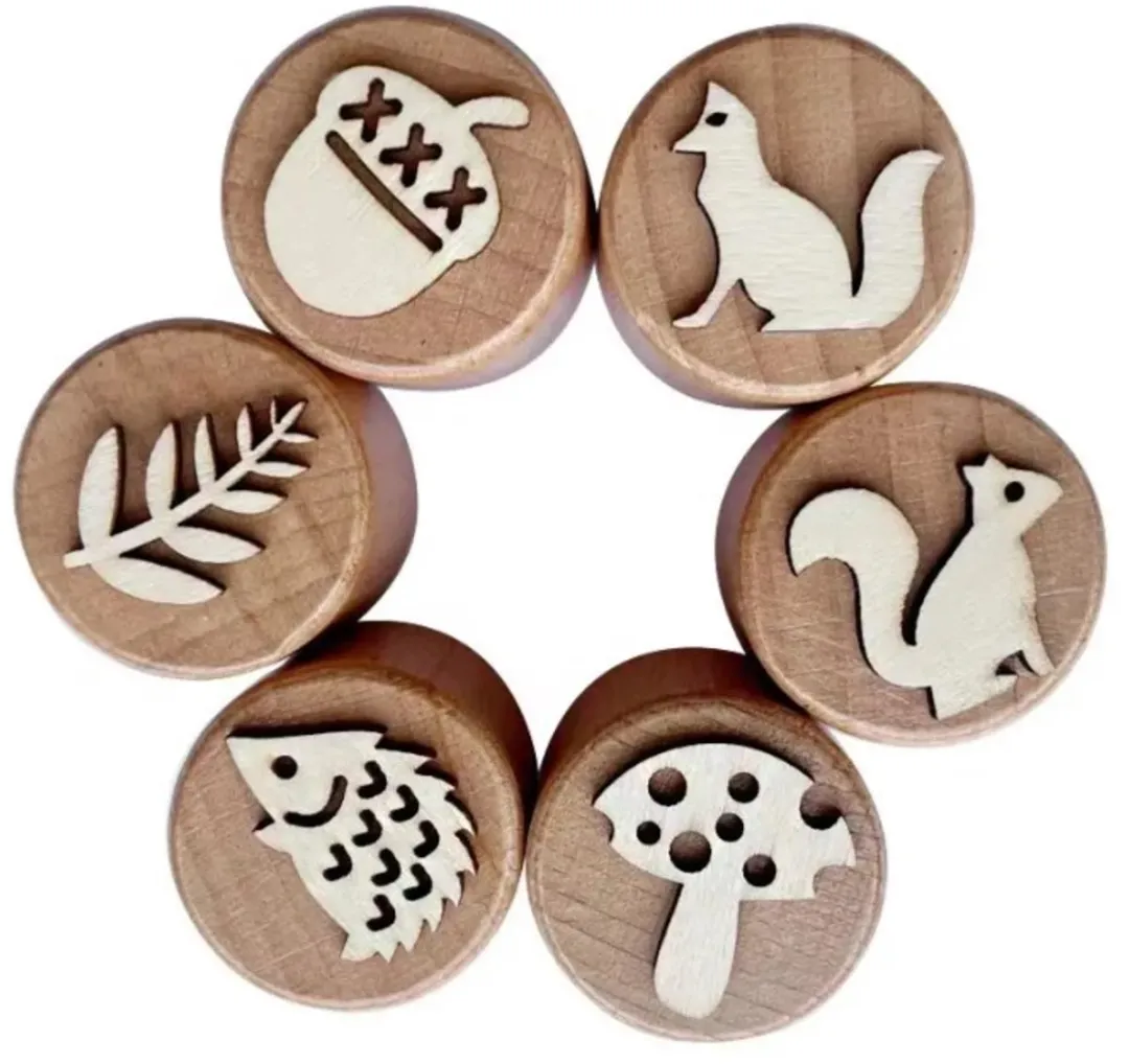 LiasToys Houten Stempel Set Het Bos